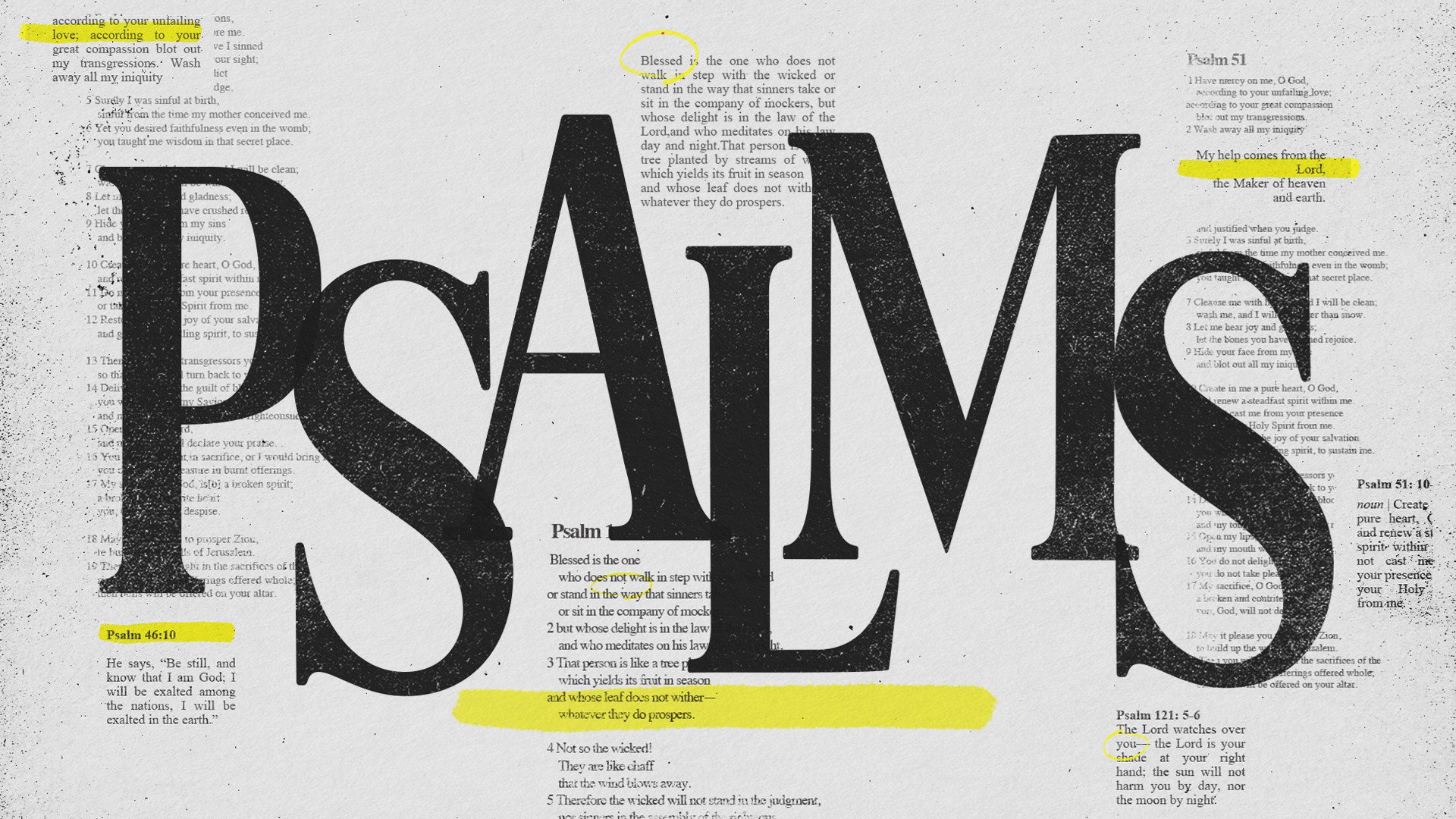Houston's First Series: Psalms