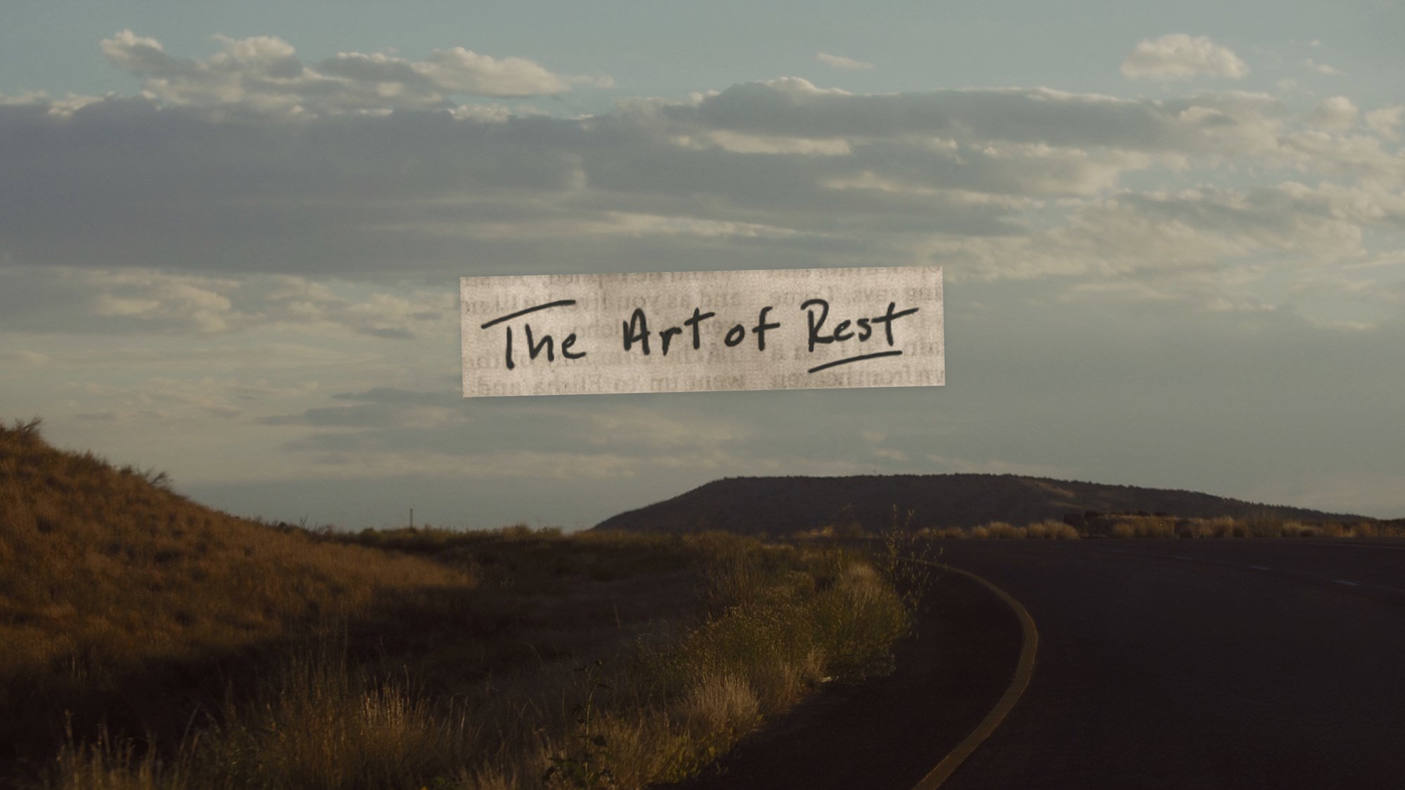Houston's First Series: The Art of Rest